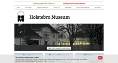 Desktop Screenshot of holstebro-museum.dk