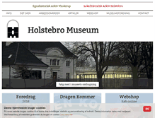 Tablet Screenshot of holstebro-museum.dk